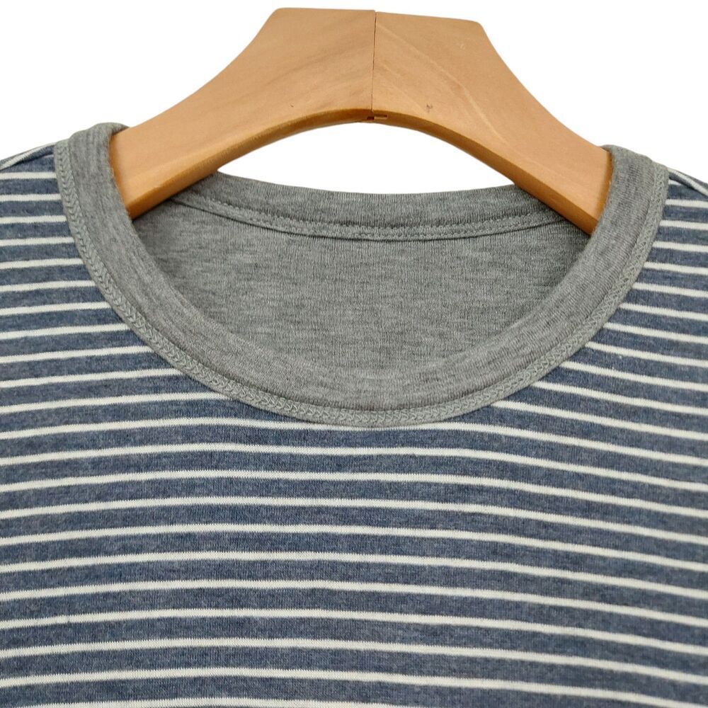 Faherty Tee Mens Small Gray Cloud Reversible Crew… - image 5